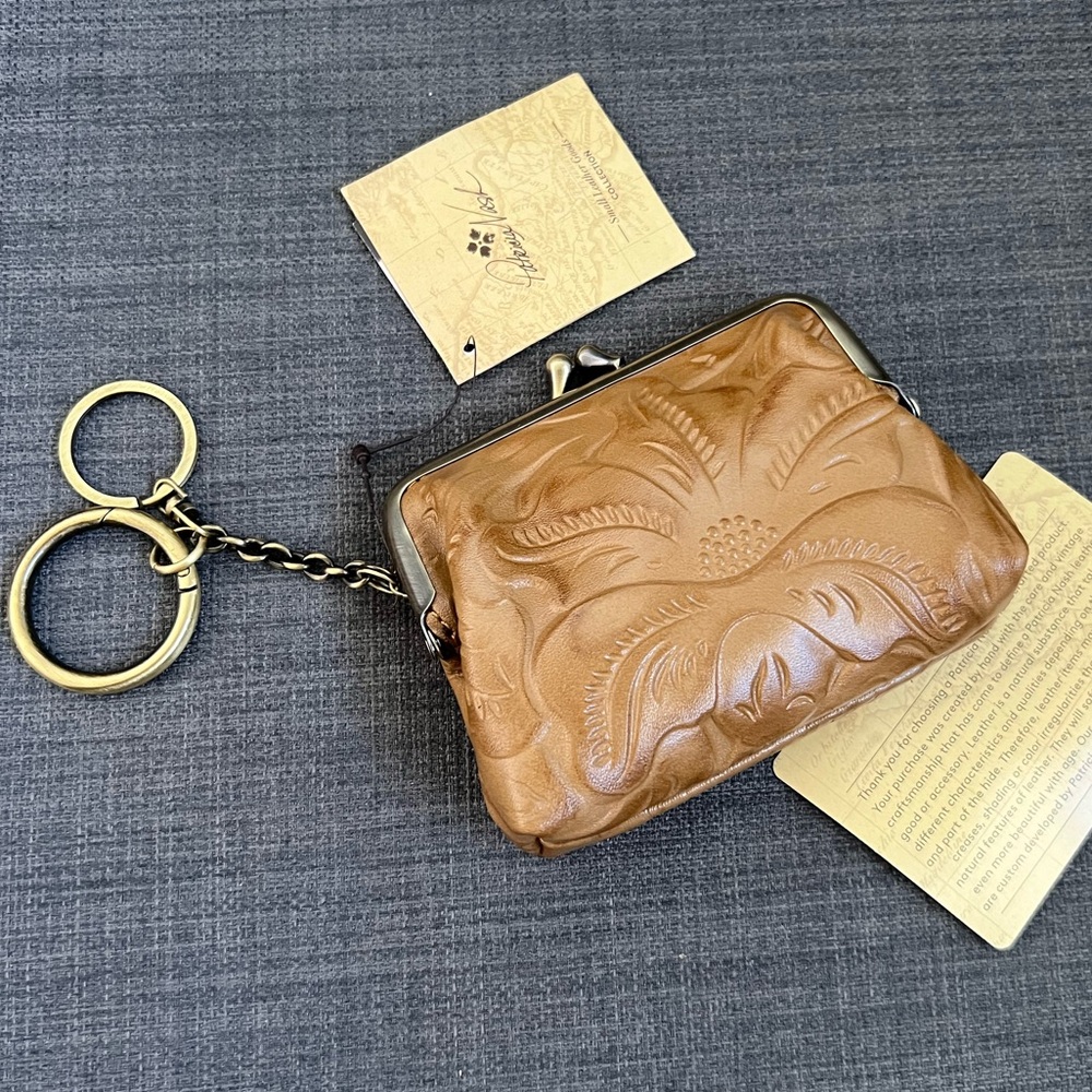 NWT PATRICIA NASH LARGE BORSE WALLET CREDIT CARD HOLDER COIN PURSE